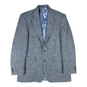 Alexandre x Harris Tweed Dogstooth Wool Sport Coat